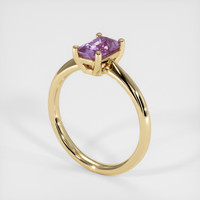 1.00 Ct. Sapphire Ring, 14K Yellow Gold 2