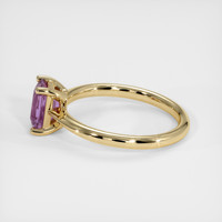 1.00 Ct. Sapphire Ring, 14K Yellow Gold 4