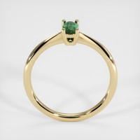 0.43 Ct. Green Sapphire Ring, 14K Yellow Gold 3