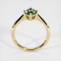 1.22 Ct. Green Sapphire Ring, 14K Yellow Gold 3