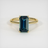 3.77 Ct. Sapphire Ring, 14K Yellow Gold 1