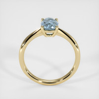 1.88 Ct. Greenish Blue Sapphire Ring, 14K Yellow Gold 3