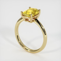 3.05 Ct. Sapphire Ring, 14K Yellow Gold 2