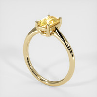 1.57 Ct. Yellow Sapphire Ring, 14K Yellow Gold 2