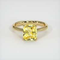 3.56 Ct. Sapphire Ring, 14K Yellow Gold 1