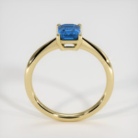 1.24 Ct. Blue Sapphire Ring, 18K Yellow Gold 3