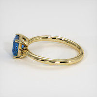 1.24 Ct. Blue Sapphire Ring, 18K Yellow Gold 4