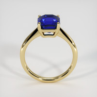 3.22 Ct. Blue Sapphire Ring, 18K Yellow Gold 3