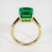 4.23 Ct. Emerald Ring, 18K Yellow Gold 3