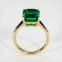 5.53 Ct. Emerald Ring, 18K Yellow Gold 3