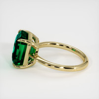 5.53 Ct. Emerald Ring, 18K Yellow Gold 4