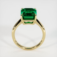 5.21 Ct. Emerald Ring, 18K Yellow Gold 3