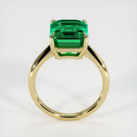 4.19 Ct. Emerald Ring, 18K Yellow Gold 3