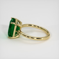 4.25 Ct. Emerald Ring, 18K Yellow Gold 4