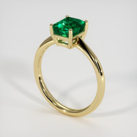 1.76 Ct. Emerald Ring, 18K Yellow Gold 2