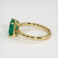 2.23 Ct. Emerald Ring, 18K Yellow Gold 4