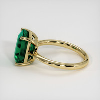 4.18 Ct. Emerald Ring, 18K Yellow Gold 4