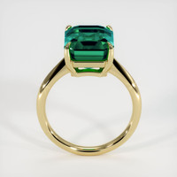 5.47 Ct. Emerald Ring, 18K Yellow Gold 3