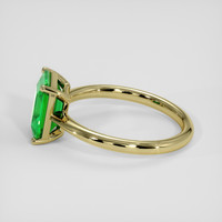 1.98 Ct. Emerald Ring, 18K Yellow Gold 4