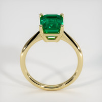 3.16 Ct. Emerald Ring, 18K Yellow Gold 3