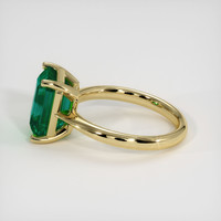 3.32 Ct. Emerald Ring, 18K Yellow Gold 4