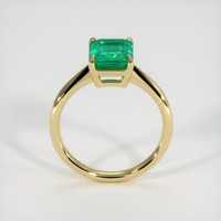 2.22 Ct. Emerald Ring, 18K Yellow Gold 3