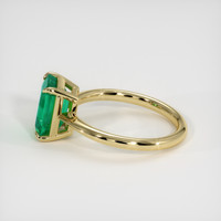 2.22 Ct. Emerald Ring, 18K Yellow Gold 4