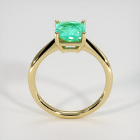 2.18 Ct. Emerald Ring, 18K Yellow Gold 3