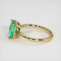 2.18 Ct. Emerald Ring, 18K Yellow Gold 4