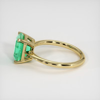 2.07 Ct. Emerald Ring, 18K Yellow Gold 4