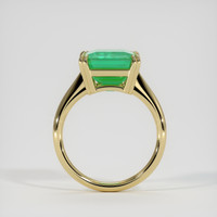 8.31 Ct. Emerald Ring, 18K Yellow Gold 3