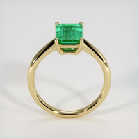 2.26 Ct. Emerald Ring, 18K Yellow Gold 3