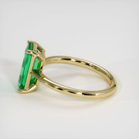 2.26 Ct. Emerald Ring, 18K Yellow Gold 4