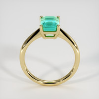 2.07 Ct. Emerald Ring, 18K Yellow Gold 3