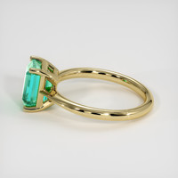 2.07 Ct. Emerald Ring, 18K Yellow Gold 4