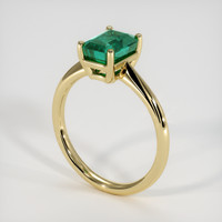 1.83 Ct. Emerald Ring, 18K Yellow Gold 2