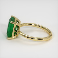 3.48 Ct. Emerald Ring, 18K Yellow Gold 4