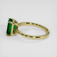 1.27 Ct. Emerald Ring, 18K Yellow Gold 4