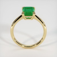 1.72 Ct. Emerald Ring, 18K Yellow Gold 3