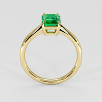 1.23 Ct. Emerald Ring, 18K Yellow Gold 3