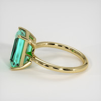 3.72 Ct. Emerald Ring, 18K Yellow Gold 4