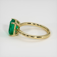 2.30 Ct. Emerald Ring, 18K Yellow Gold 4