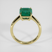 2.69 Ct. Emerald Ring, 18K Yellow Gold 3