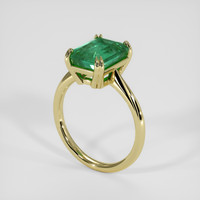 2.55 Ct. Emerald Ring, 18K Yellow Gold 2