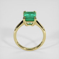 2.55 Ct. Emerald Ring, 18K Yellow Gold 3