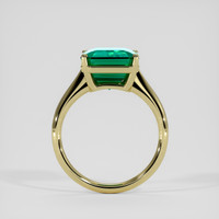 7.73 Ct. Emerald Ring, 18K Yellow Gold 3