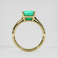 2.46 Ct. Emerald Ring, 18K Yellow Gold 3