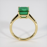 2.01 Ct. Emerald Ring, 18K Yellow Gold 3