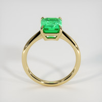 2.92 Ct. Emerald Ring, 18K Yellow Gold 3