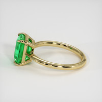 2.92 Ct. Emerald Ring, 18K Yellow Gold 4